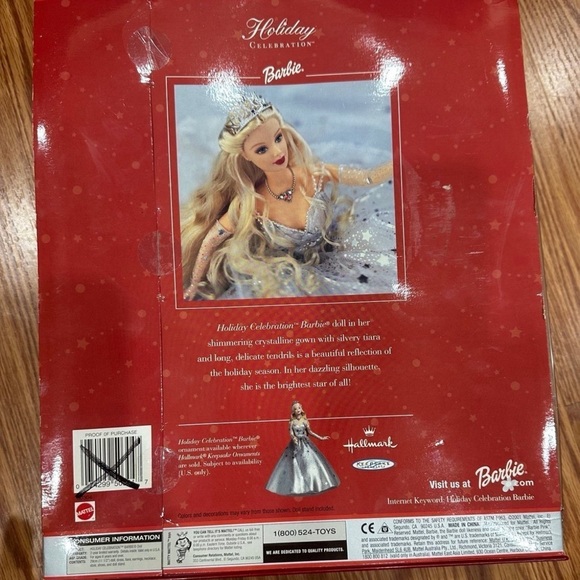 2001 Special Edition Holiday Celebration Barbie - Picture 4 of 5
